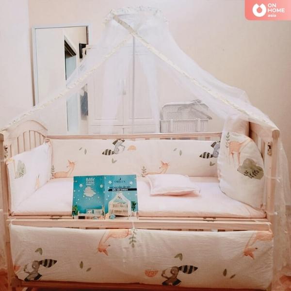 Nôi cũi em bé 6 chế độ Peace