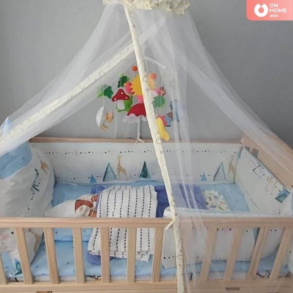 Nôi cũi em bé 6 chế độ Peace
