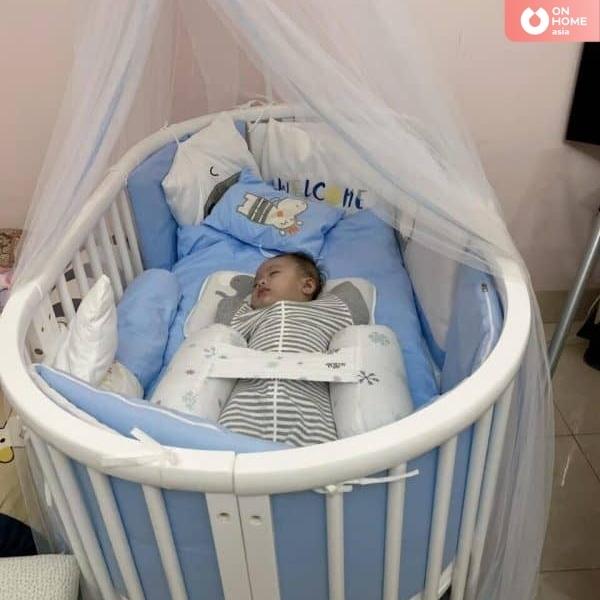 Nôi cũi em bé 6 chế độ Peace