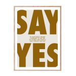 Text Painting – “Say Yes”