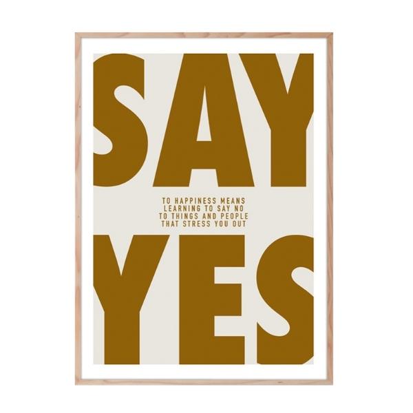 Tranh Chữ – “Say Yes”