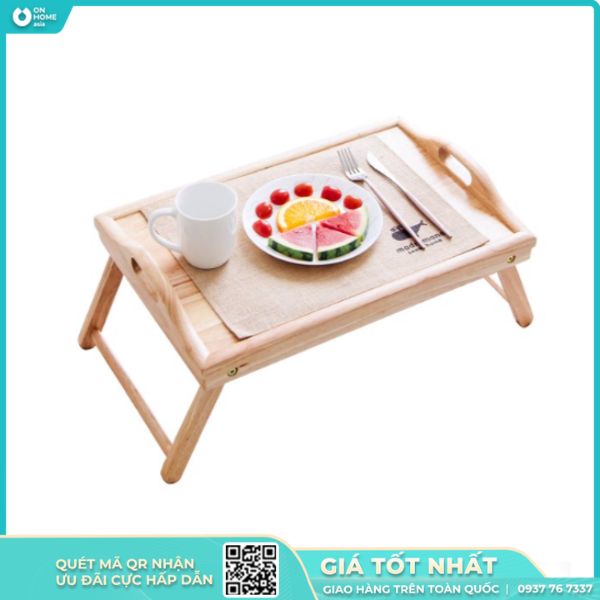 Modern, luxurious MINI BED TRAY NATURAL TABLE