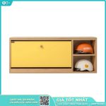 Tủ Giày Thông Minh 1 Tầng Pro Max Vàng Gỗ MFC Phủ Melamine