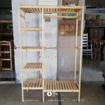 Kệ Treo Áo [GD2] Nhiều Ngăn Gỗ Thông Tự Nhiên Cao Cấp